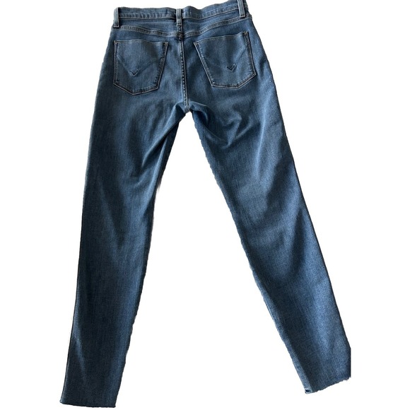 New Hudson Lace Up Sides High Rise Skinny Jeans Barbara Dazz Size 26 - Picture 10 of 12
